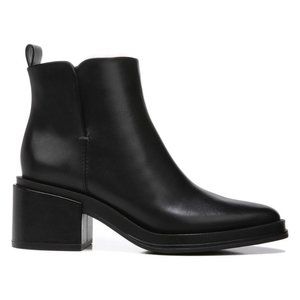 Franco Sarto Dalden Bootie Black Leather Size 9.